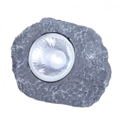 Lampe Solaire Globo Solar Al Led Gris, 1 Lumiere