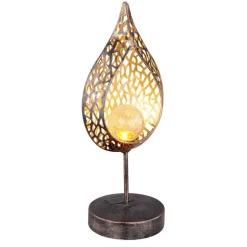 Lampe Solaire Globo Solar Led Ancien, Or, 1 Lumiere