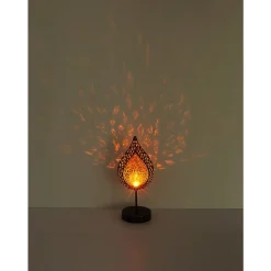 Lampe Solaire Globo Solar Led Ancien, Or, 1 Lumiere