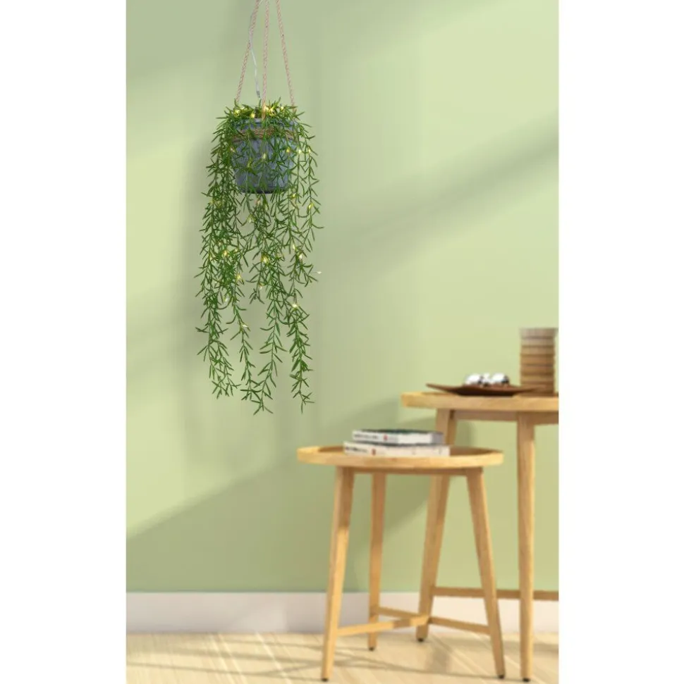 Lampe Solaire Globo Solar Led Gris, Vert, 50 Lumieres