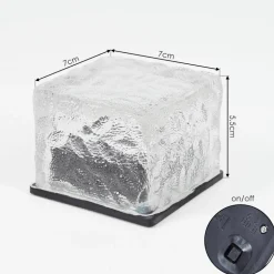 Lampe Solaire Gressela Led Noir, Blanc, 1 Lumiere, Changeur De Couleurs
