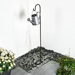 Lampe Solaire Isernia Led Noir, 80 Lumieres