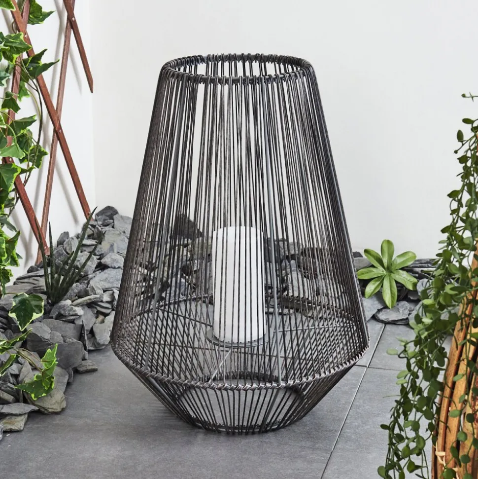 Lampe Solaire Mendola Led Gris, 1 Lumiere