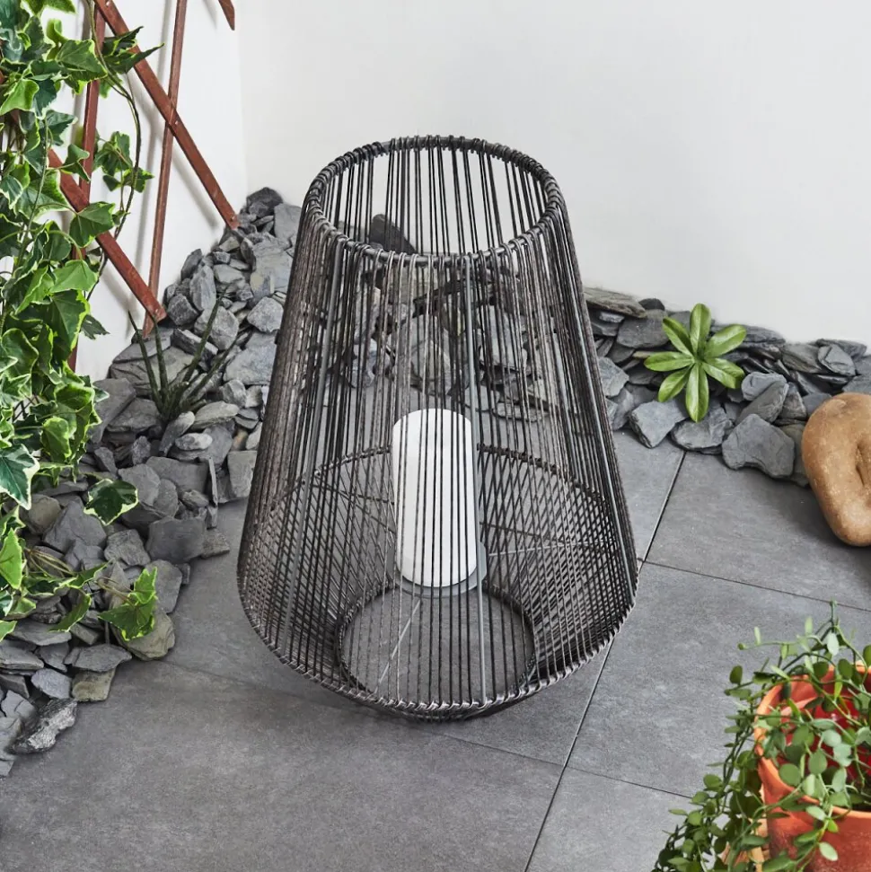 Lampe Solaire Mendola Led Gris, 1 Lumiere