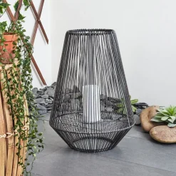 Lampe Solaire Mendola Led Gris, 1 Lumiere
