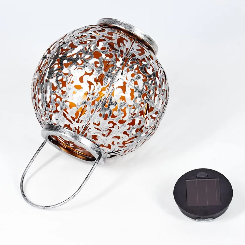 Lampe Solaire Moreland Led Cuivre, Noir, Argente, 1 Lumiere