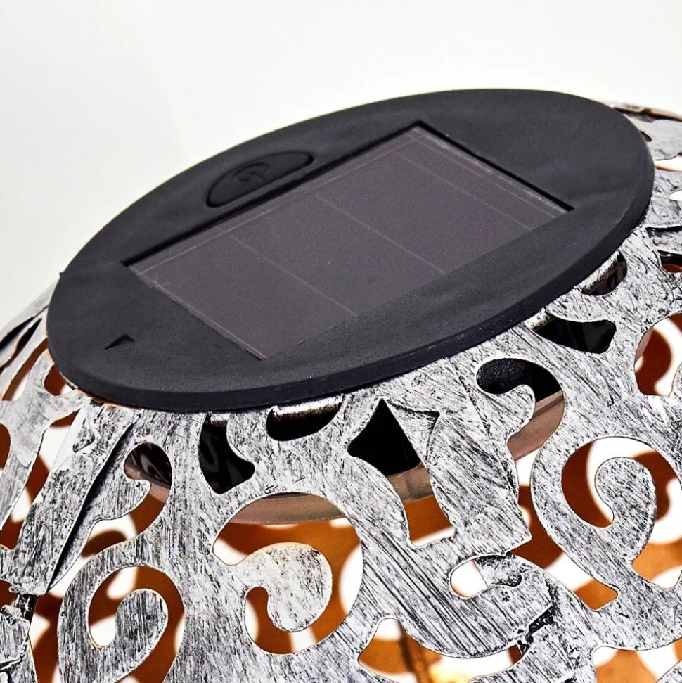 Lampe Solaire Paradiski Led Noir, 1 Lumiere