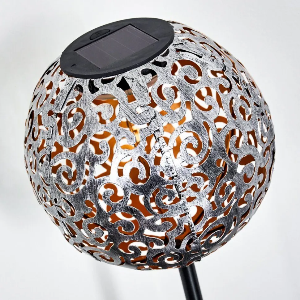 Lampe Solaire Paradiski Led Noir, 1 Lumiere