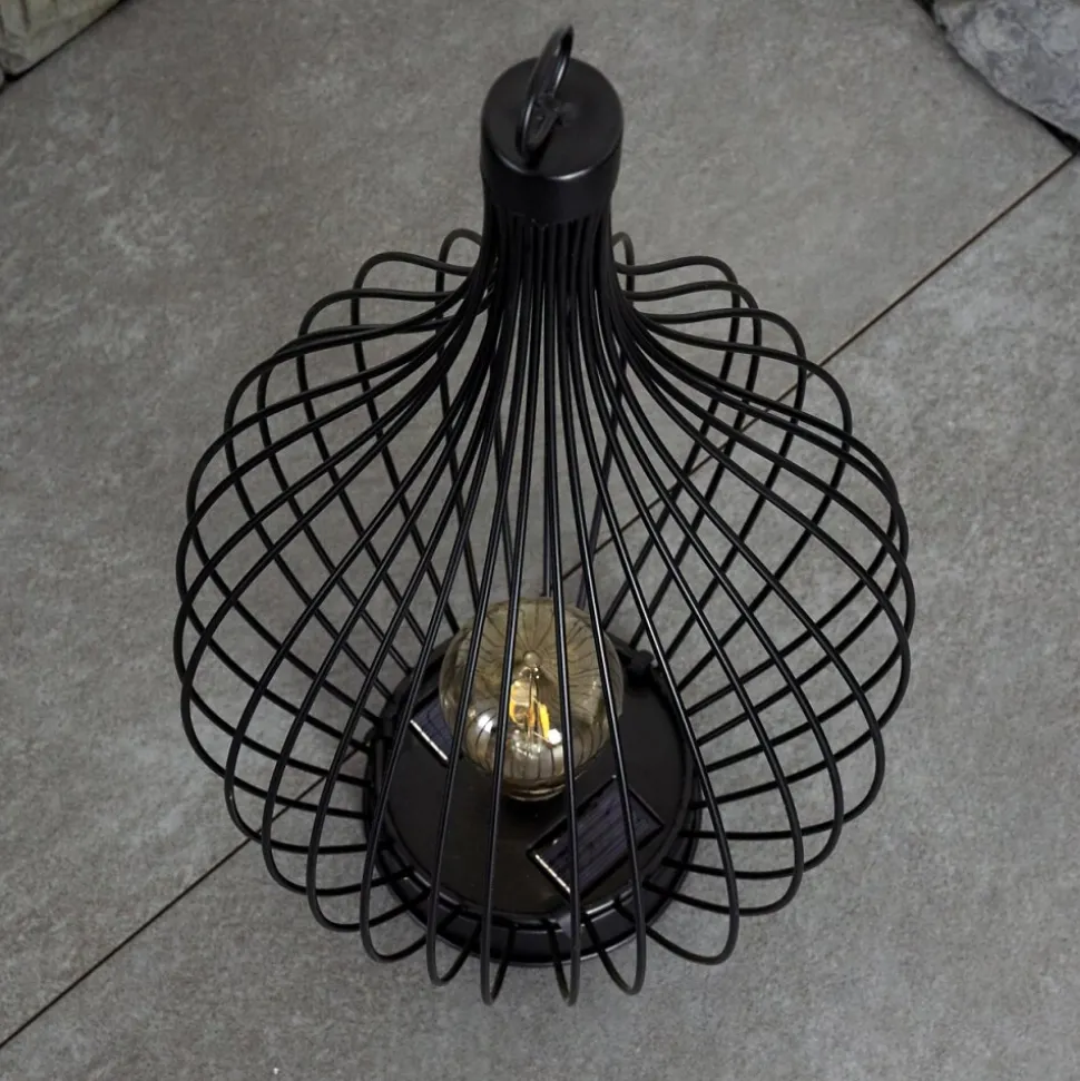 Lampe Solaire Pasadena Led Noir, 1 Lumiere