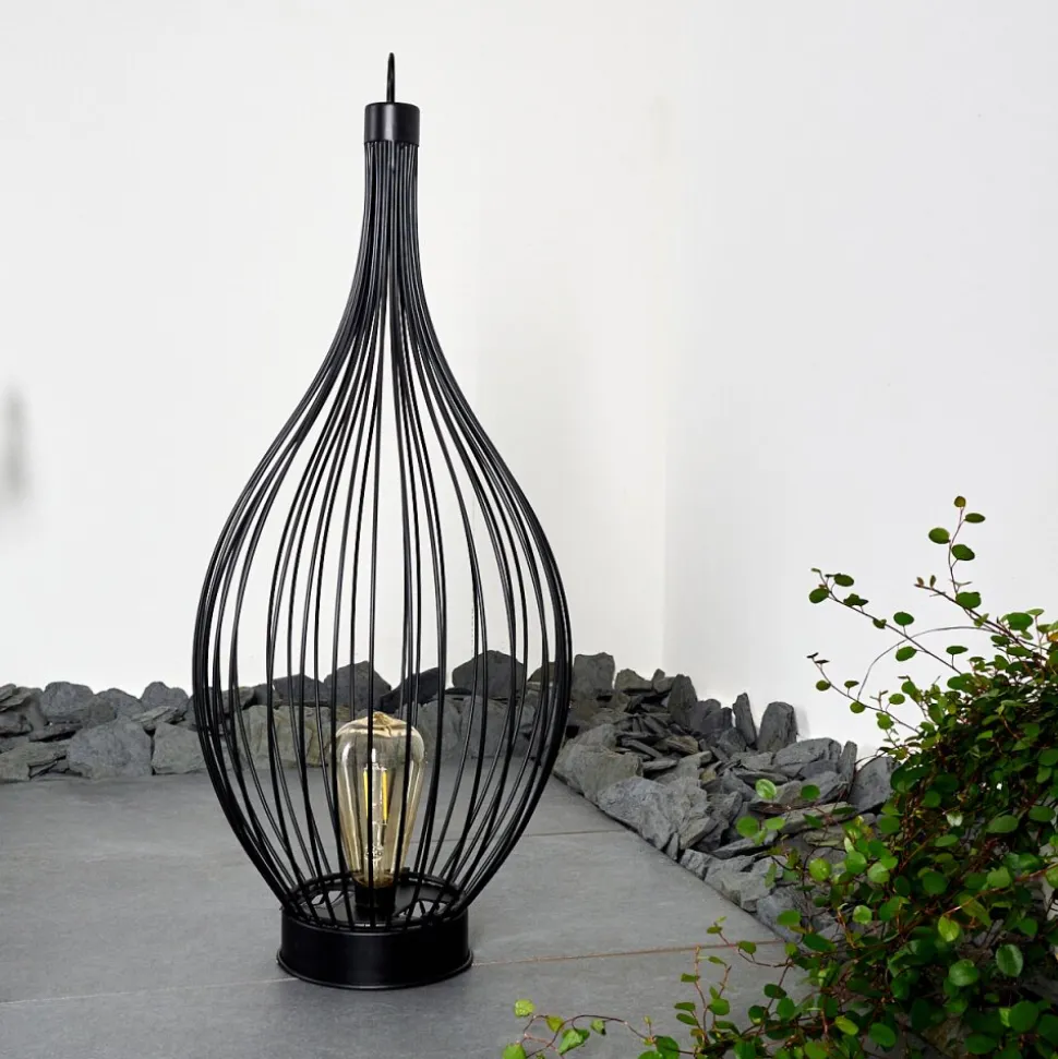 Lampe Solaire Pasadena Led Noir, 1 Lumiere