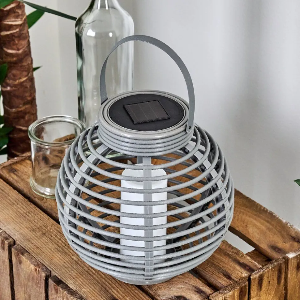Lampe Solaire Rehovot Led Gris, 1 Lumiere