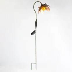 Lampe Solaire Taft Led Ambre, Vert, Cuivre, 1 Lumiere