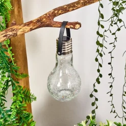 Lampe Solaire Tian Led Noir, 1 Lumiere