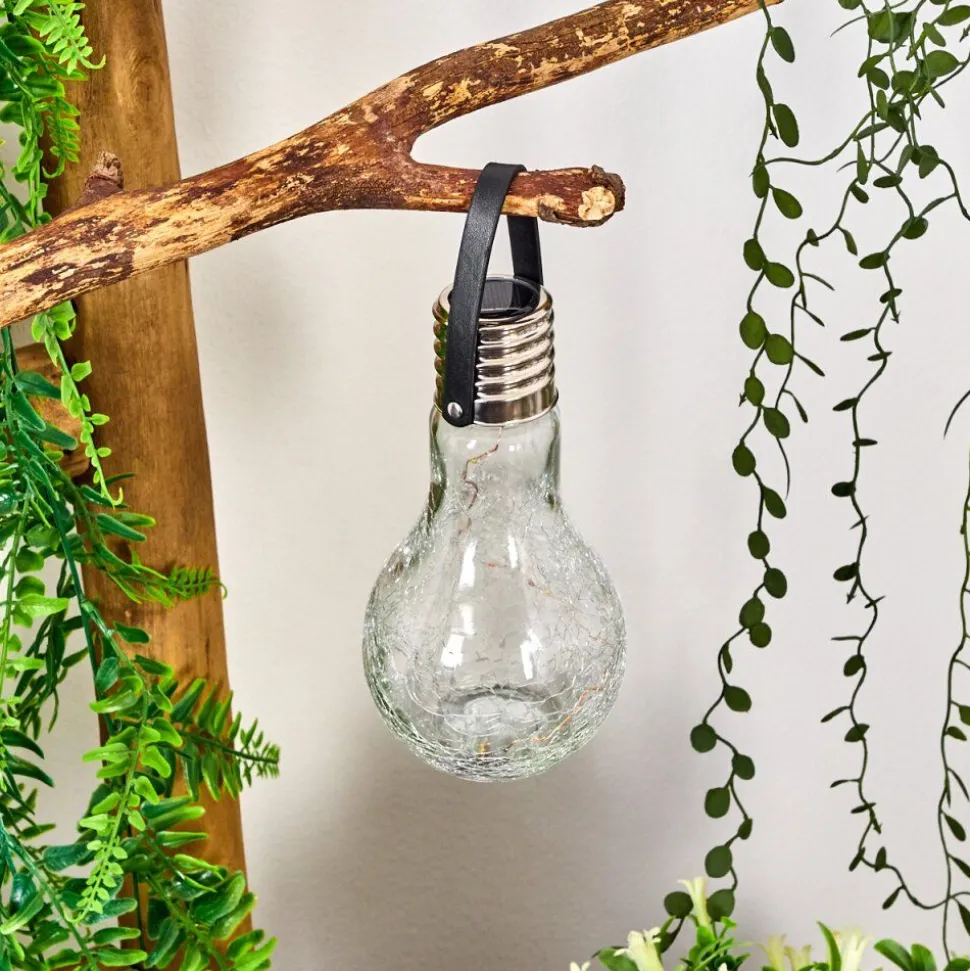 Lampe Solaire Tian Led Noir, 1 Lumiere