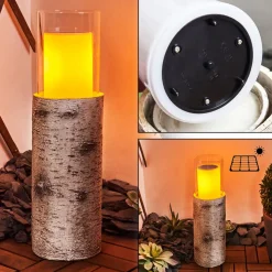 Lampe Solaire Tivedstorp Led Couleur Bois, 12 Lumieres