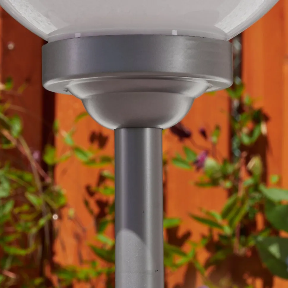 Lampe Solairekanganbou Led Argente, 4 Lumieres, Changeur De Couleurs