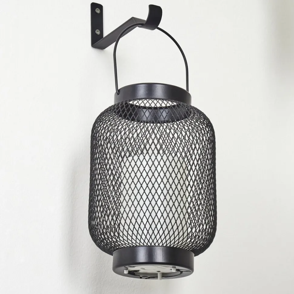 Lampe Solaires Anjullan Led Noir, 1 Lumiere