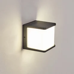 Lampe Solaires Burseryd Led Anthracite, 1 Lumiere, Detecteur De Mouvement