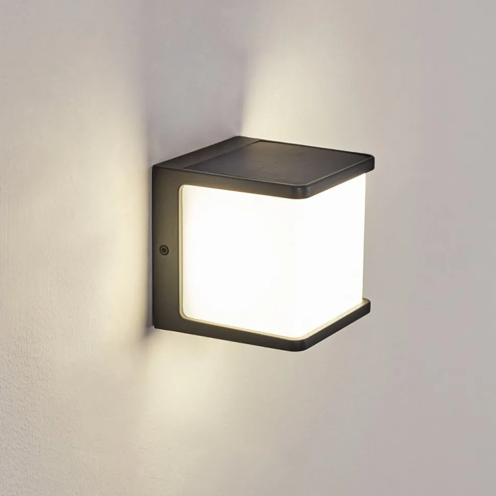Lampe Solaires Burseryd Led Anthracite, 1 Lumiere, Detecteur De Mouvement