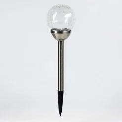 Lampe Solaires Carbonia Led Nickel Mat, 1 Lumiere