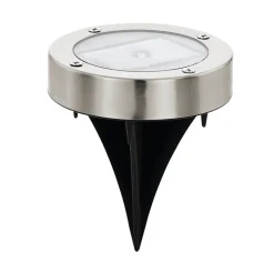 Lampe Solaires Eglo Spot Led Acier Inoxydable, Noir, 1 Lumiere