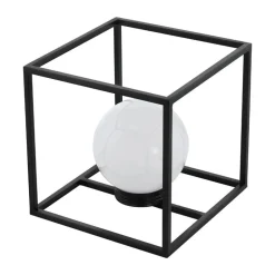 Lampe Solaires Eglo Square Led Noir, 1 Lumiere