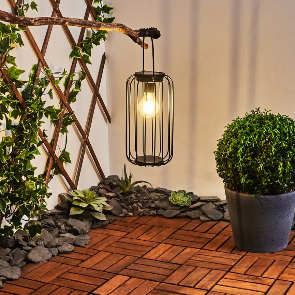 Lampe Solaires Klovsta Led Noir, 1 Lumiere