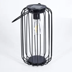 Lampe Solaires Klovsta Led Noir, 1 Lumiere