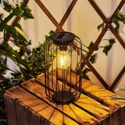 Lampe Solaires Klovsta Led Noir, 1 Lumiere