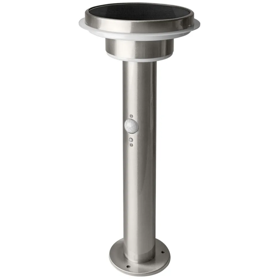 Lampe Solaires Ledvance Endura® Acier Inoxydable, 1 Lumiere, Detecteur De Mouvement