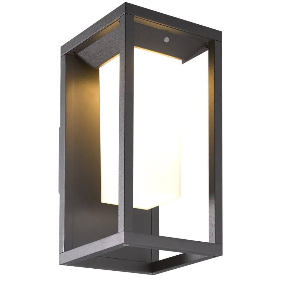 Lampe Solaires Mantra Meribel Led Noir, 1 Lumiere, Detecteur De Mouvement