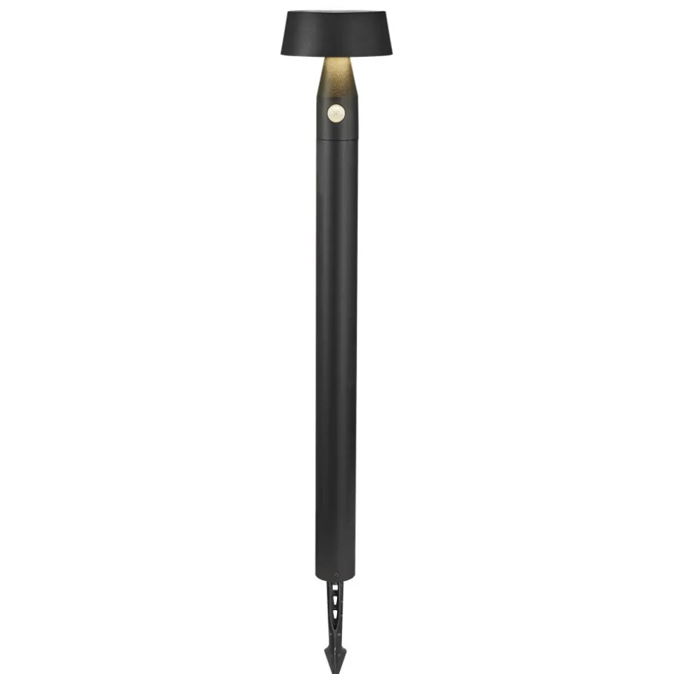 Lampe Solaires Nordlux Nama Led Noir, 1 Lumiere, Detecteur De Mouvement