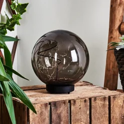 Lampe Solaires Pollenca Led Noir, 30 Lumieres