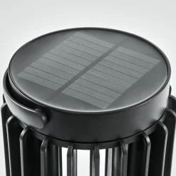 Lampe Solaires Rossina Led Noir, 1 Lumiere