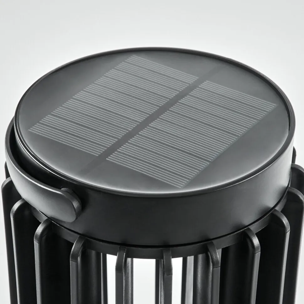 Lampe Solaires Rossina Led Noir, 1 Lumiere