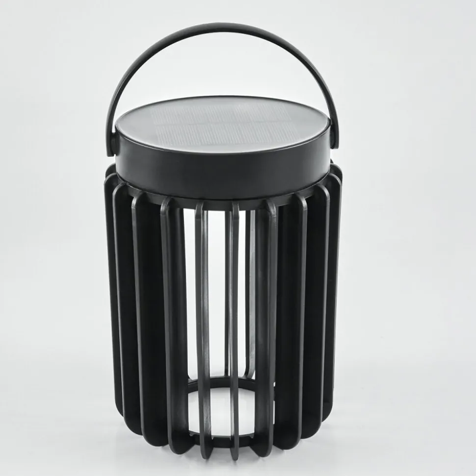 Lampe Solaires Rossina Led Noir, 1 Lumiere