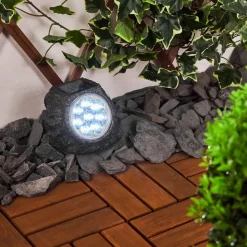 Lampe Solaires Sameo Led Brun, 8 Lumieres