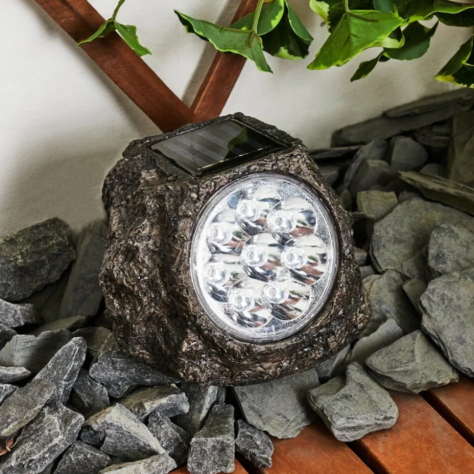 Lampe Solaires Sameo Led Brun, 8 Lumieres