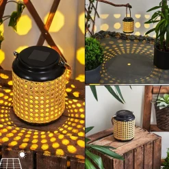 Lampe Solaires Sessivi Led Brun, Noir, 1 Lumiere