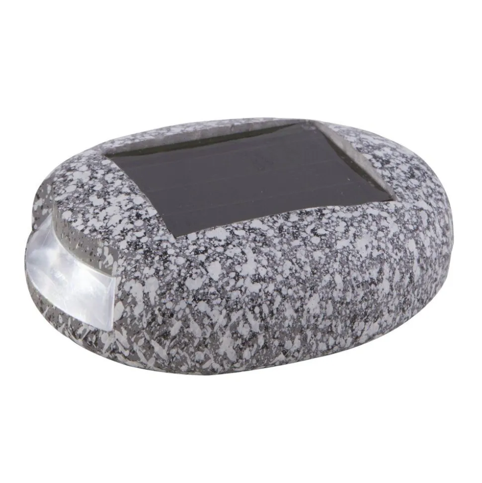 Lot De 3 Lampes Solaires Globo Led Gris, 1 Lumiere