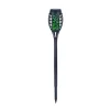 Luminaire Deco Globo Solar Led Noir, 8 Lumieres, Changeur De Couleurs