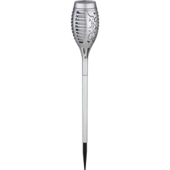 Luminaire Deco Globo Solar Led Argente, 12 Lumieres