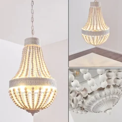 Lustre Ararat Blanc, 3 Lumieres