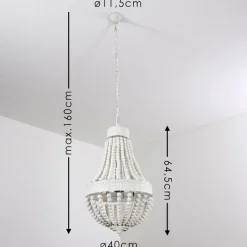 Lustre Ararat Blanc, 3 Lumieres