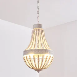 Lustre Ararat Blanc, 3 Lumieres