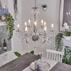 Lustre Cheop Chrome, Transparent, 9 Lumieres