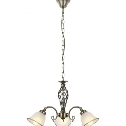 Lustre Globo Blanc, 3 Lumieres