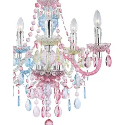 Lustre Globo Chrome, 5 Lumieres