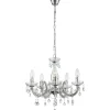 Lustre Globo Cuimbra Ii Transparent, 5 Lumieres