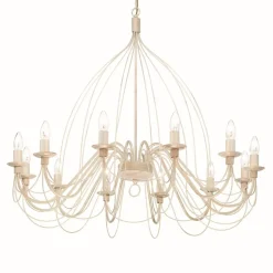 Lustre Ideal Lux Corte Blanc, 12 Lumieres